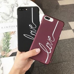 3/$15 CLEARANCE 🖤 iPhone X “Love” Case